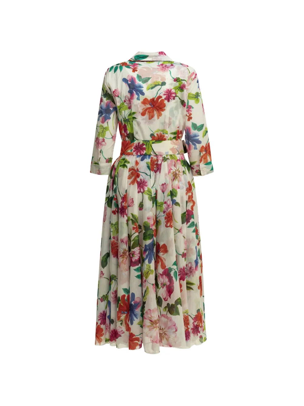 Samantha Sung Jurk met bloemenprint Wit