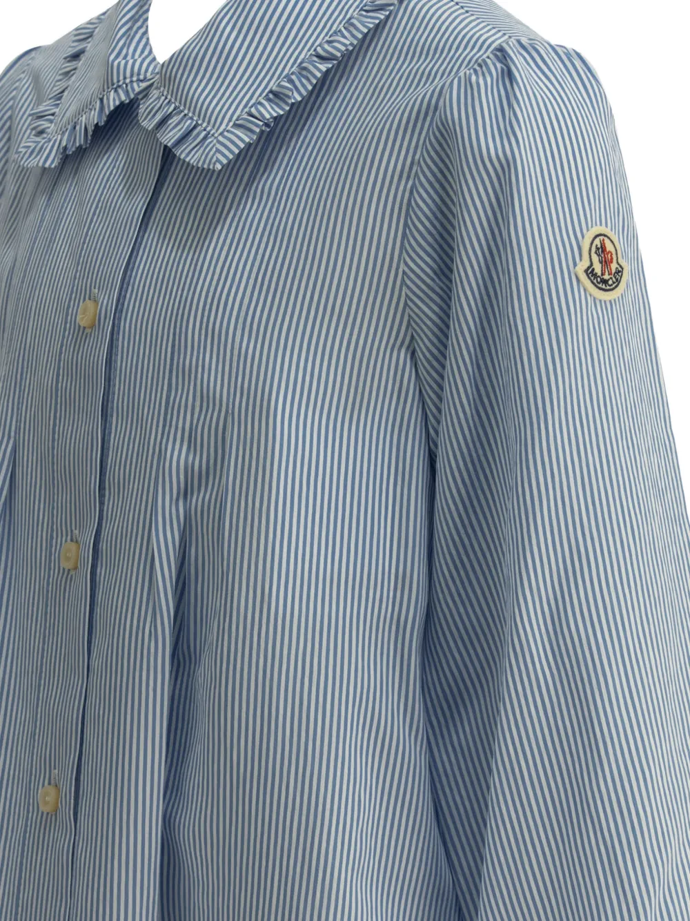 Moncler Enfant Gestreepte jurk Blauw