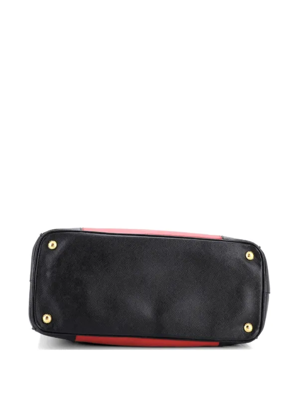 Prada Pre-Owned バイカラー ダブルジップ ルクス サフィアーノレザー 