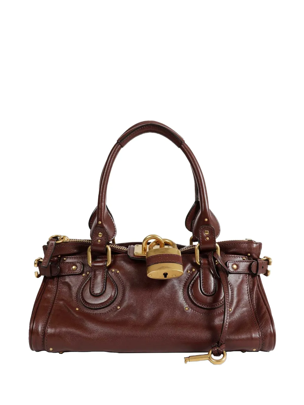 Chloé Paddington leather shoulder bag - Marrone