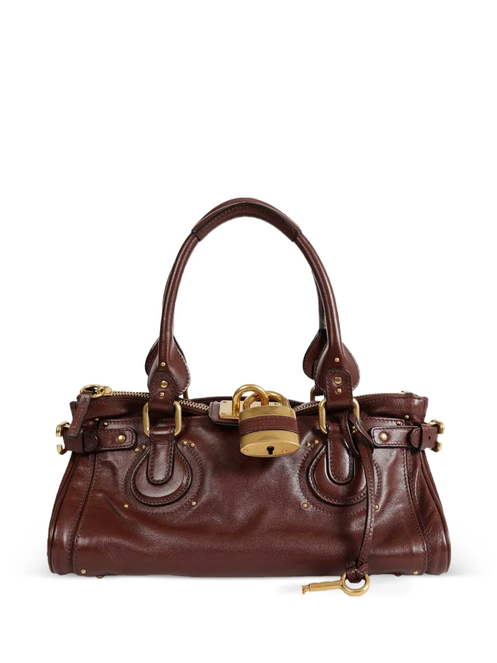 Chloé Paddington leather shoulder bag - Marrone
