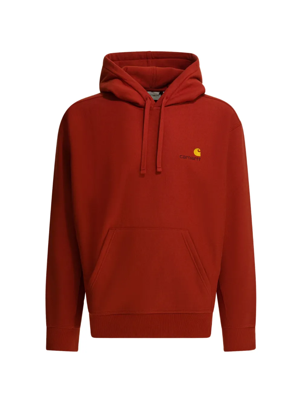 Carhartt WIP American Script logo-embroidered drawstring hoodie - Rosso