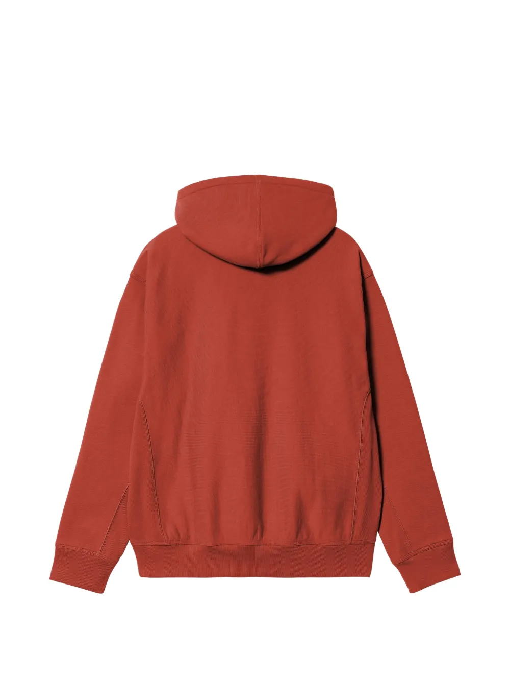 Carhartt WIP American Script hoodie met geborduurd logo en trekkoord Rood