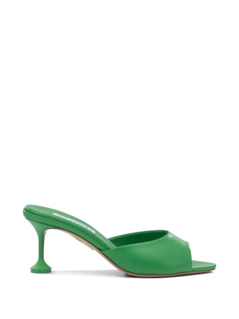 Aquazzura Bisous  leather mules
