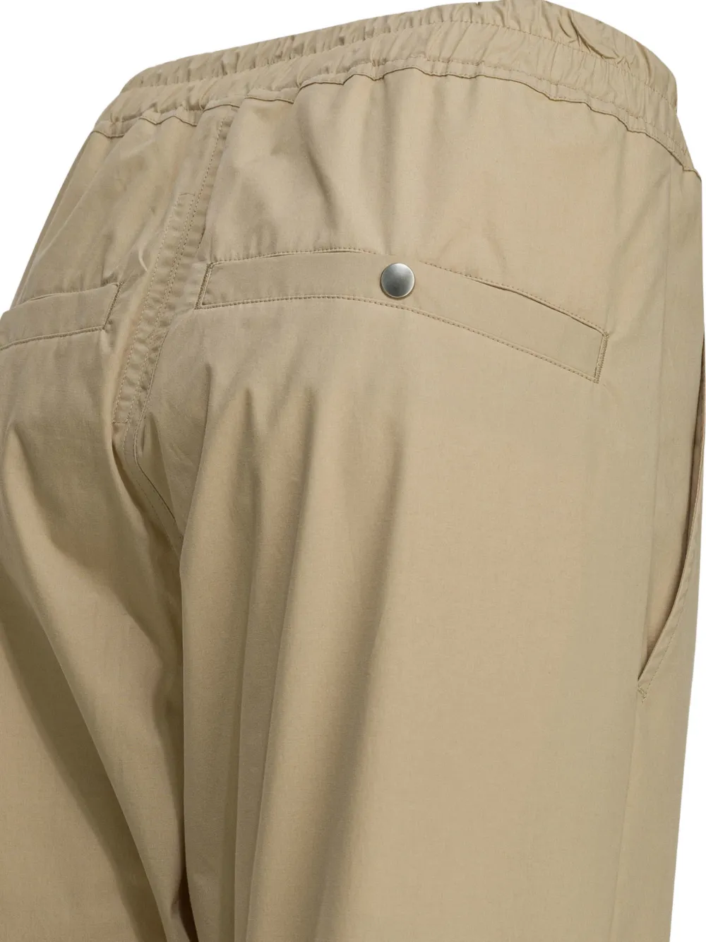 Rick Owens Broek met trekkoordtaille en rits Beige