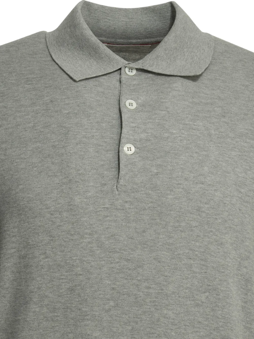 Brunello Cucinelli Katoenen poloshirt Grijs