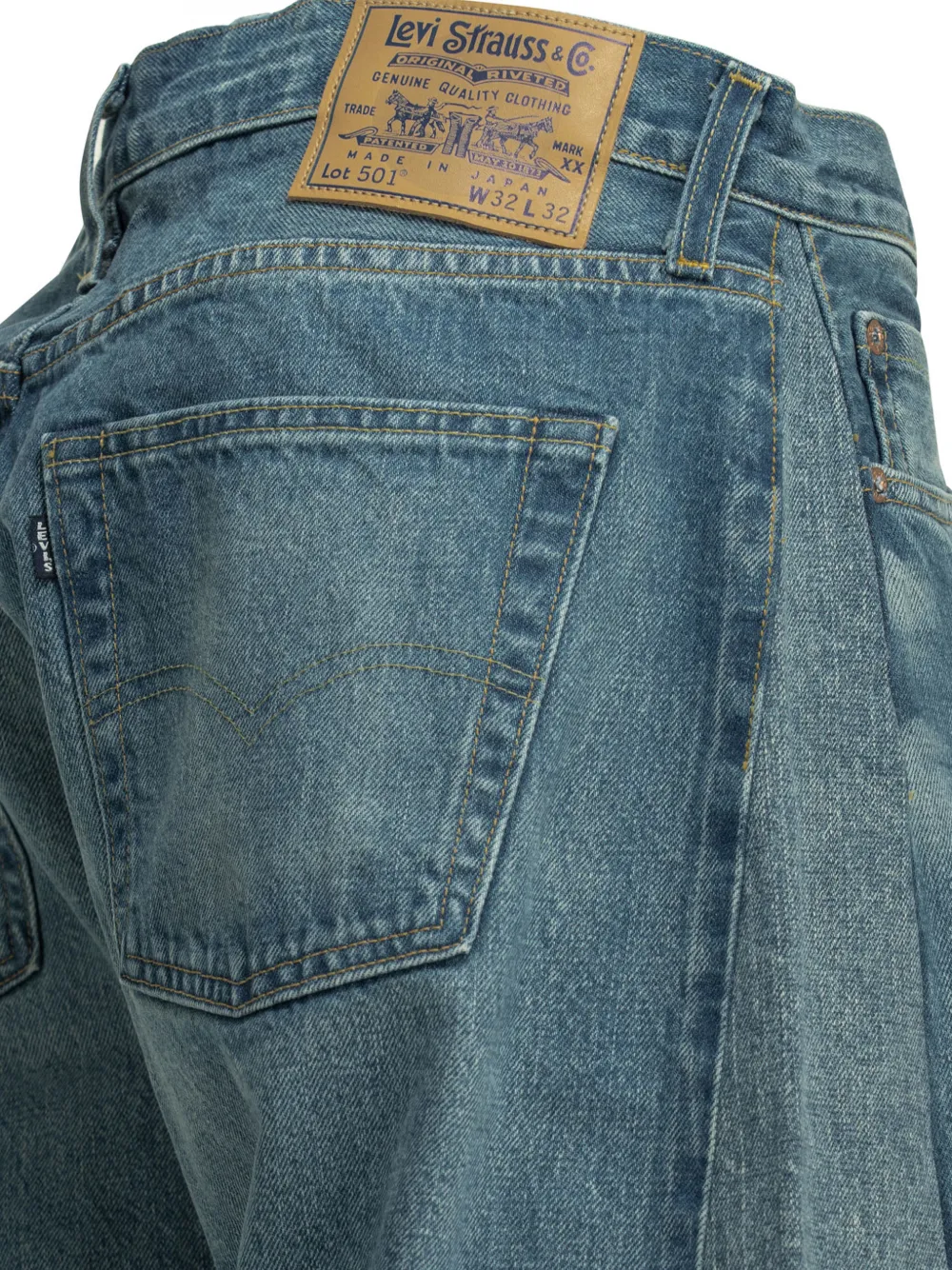 Levi's Blue Tab™ 1980's 501 jeans met vlakken Blauw