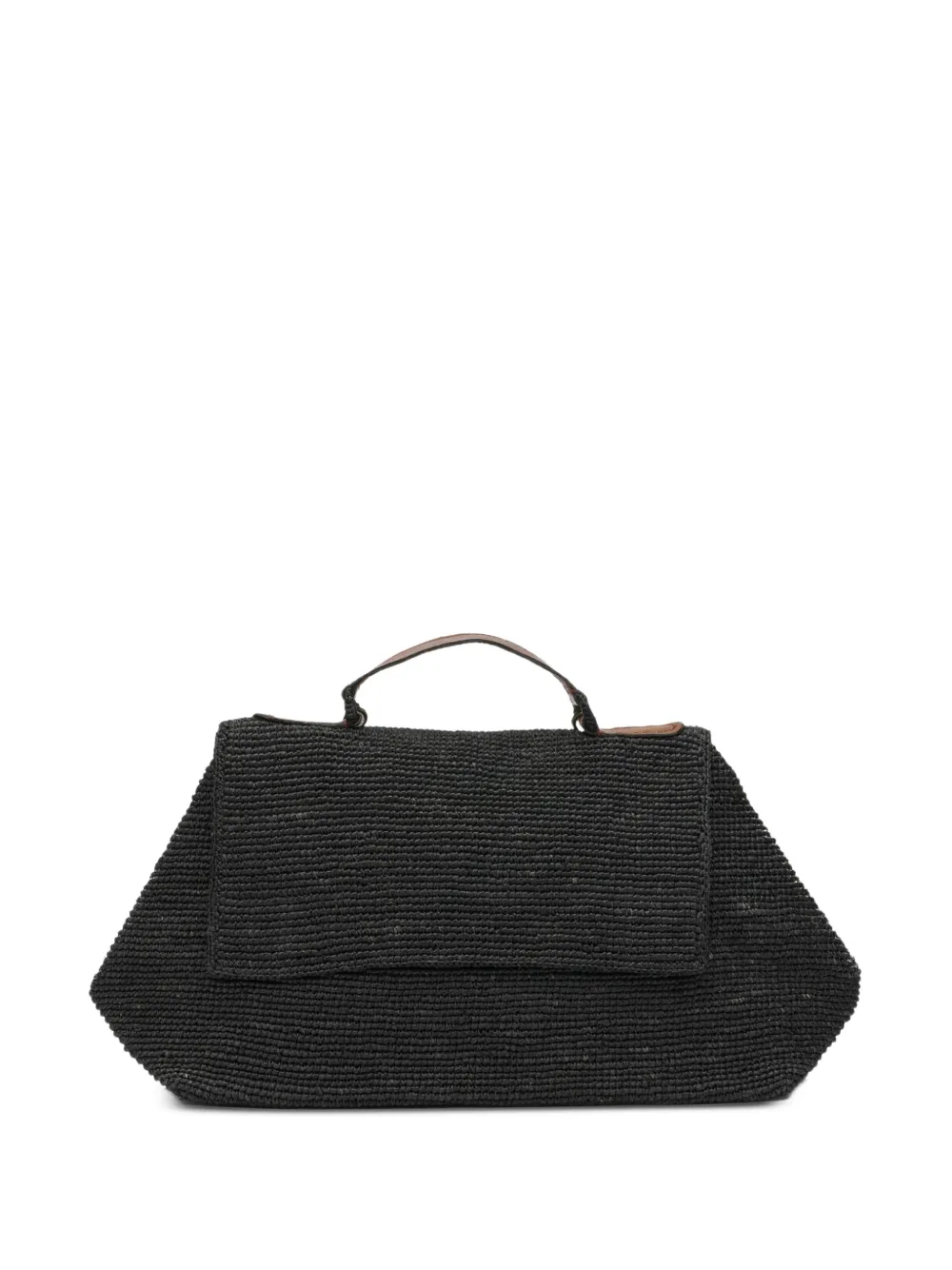 IBELIV Lahady raffia tote bag - Nero