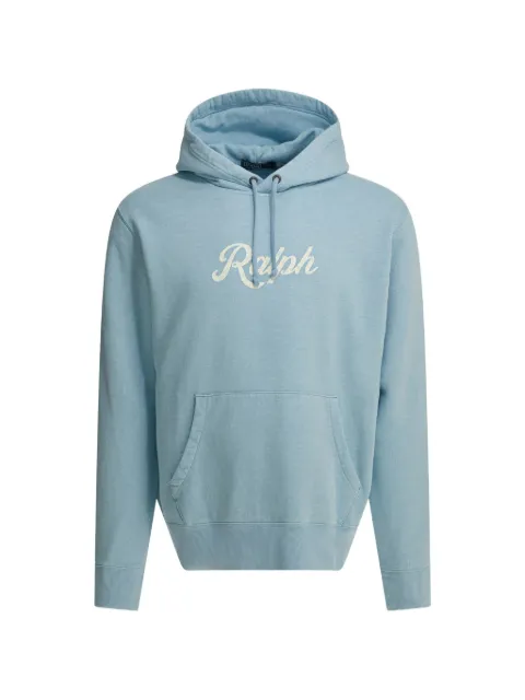 Ralph Lauren RRL logo-print drawstring hoodie
