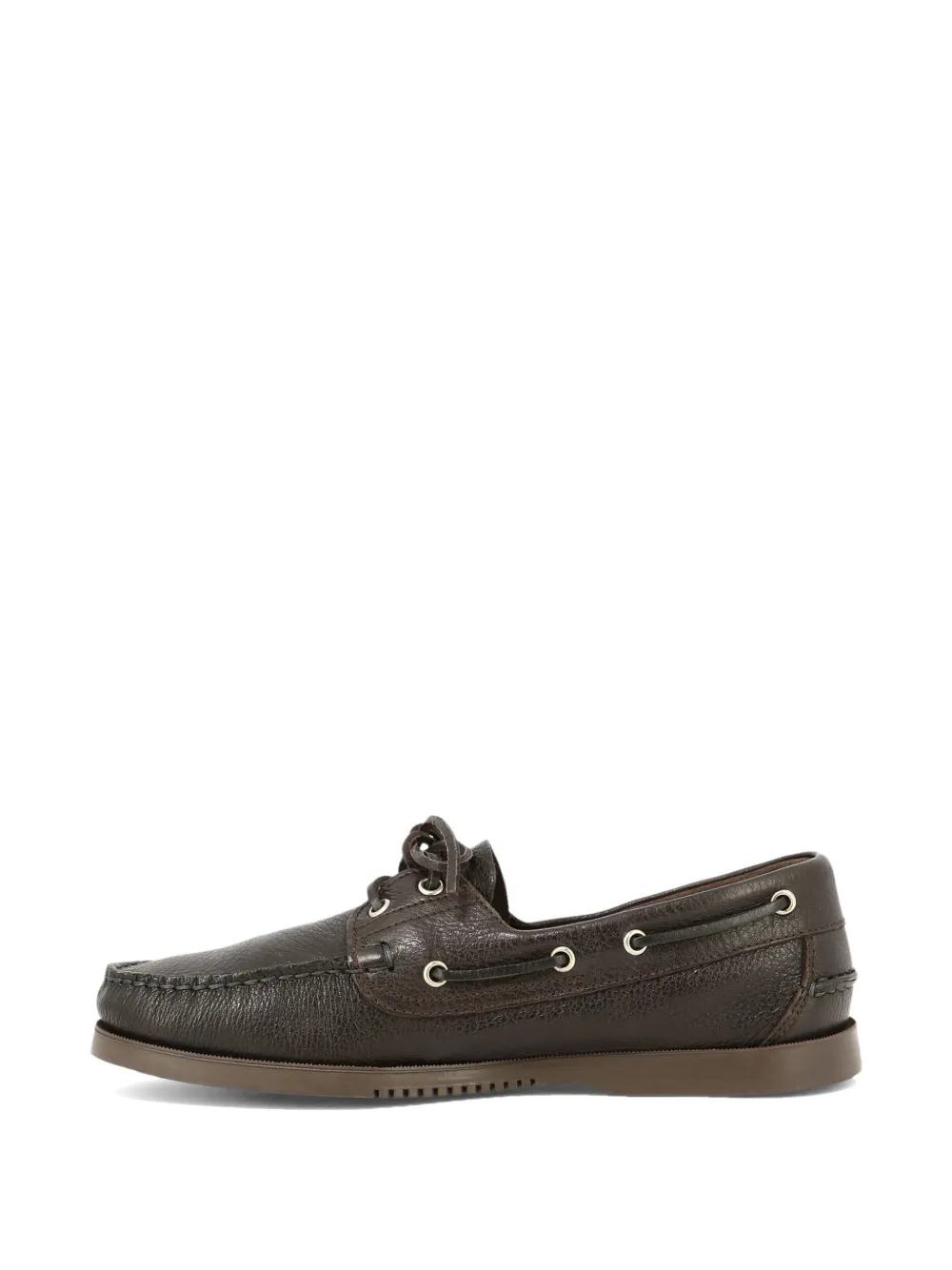 Paraboot Barth leather boat shoes Bruin