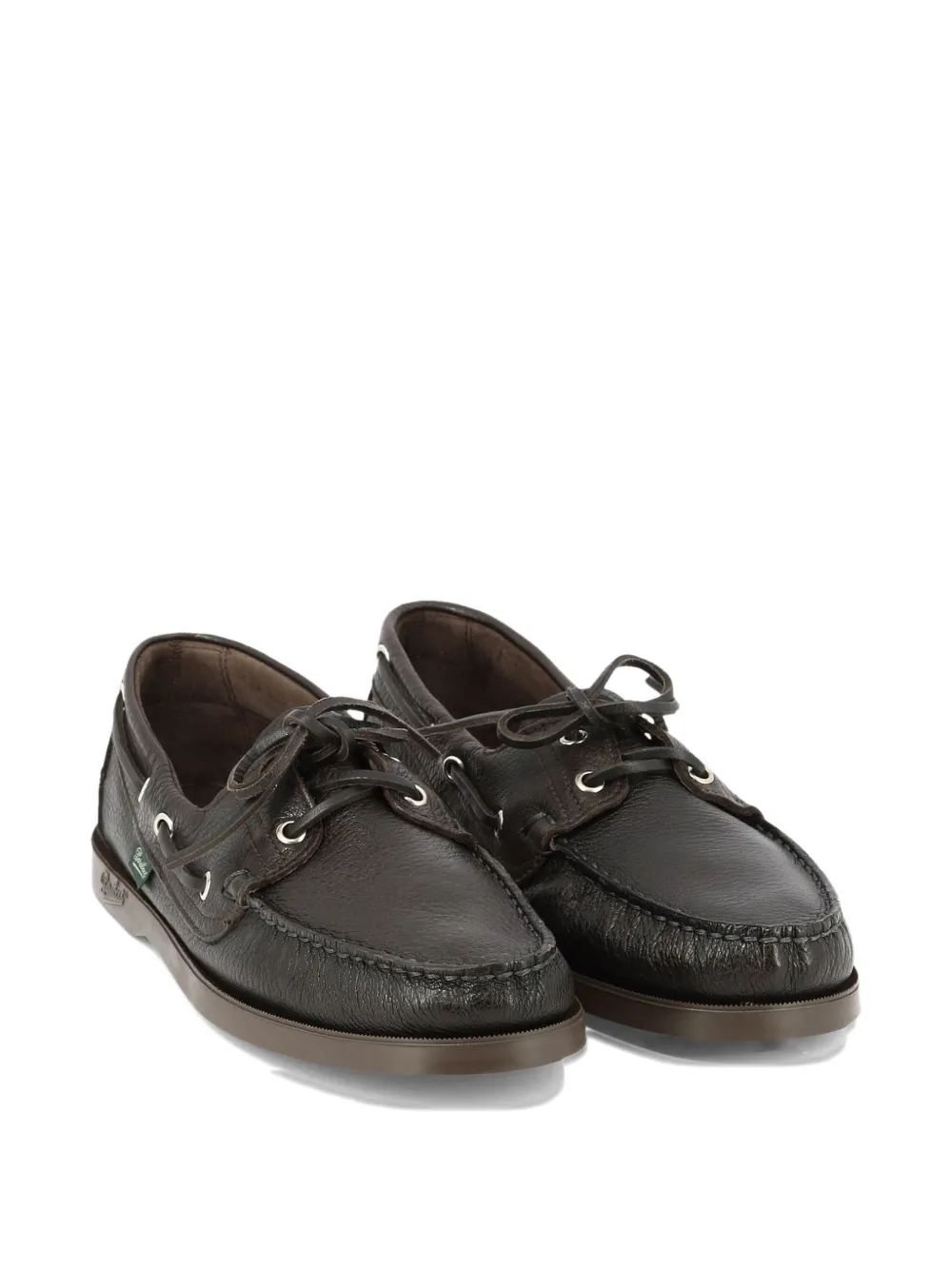 Paraboot Barth leather boat shoes Bruin