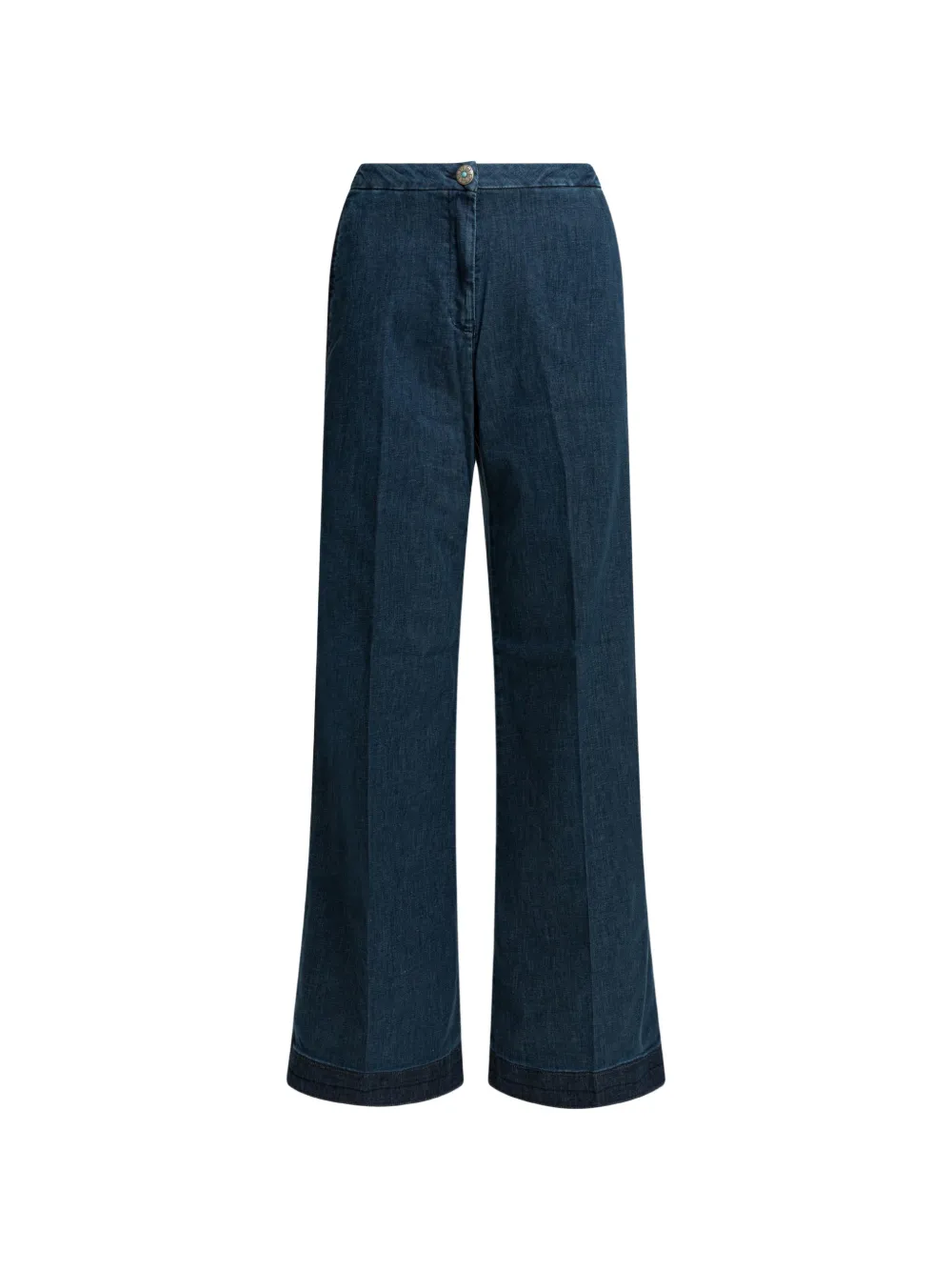 Shaft Jeans pressed-crease wide-leg jeans - Blu