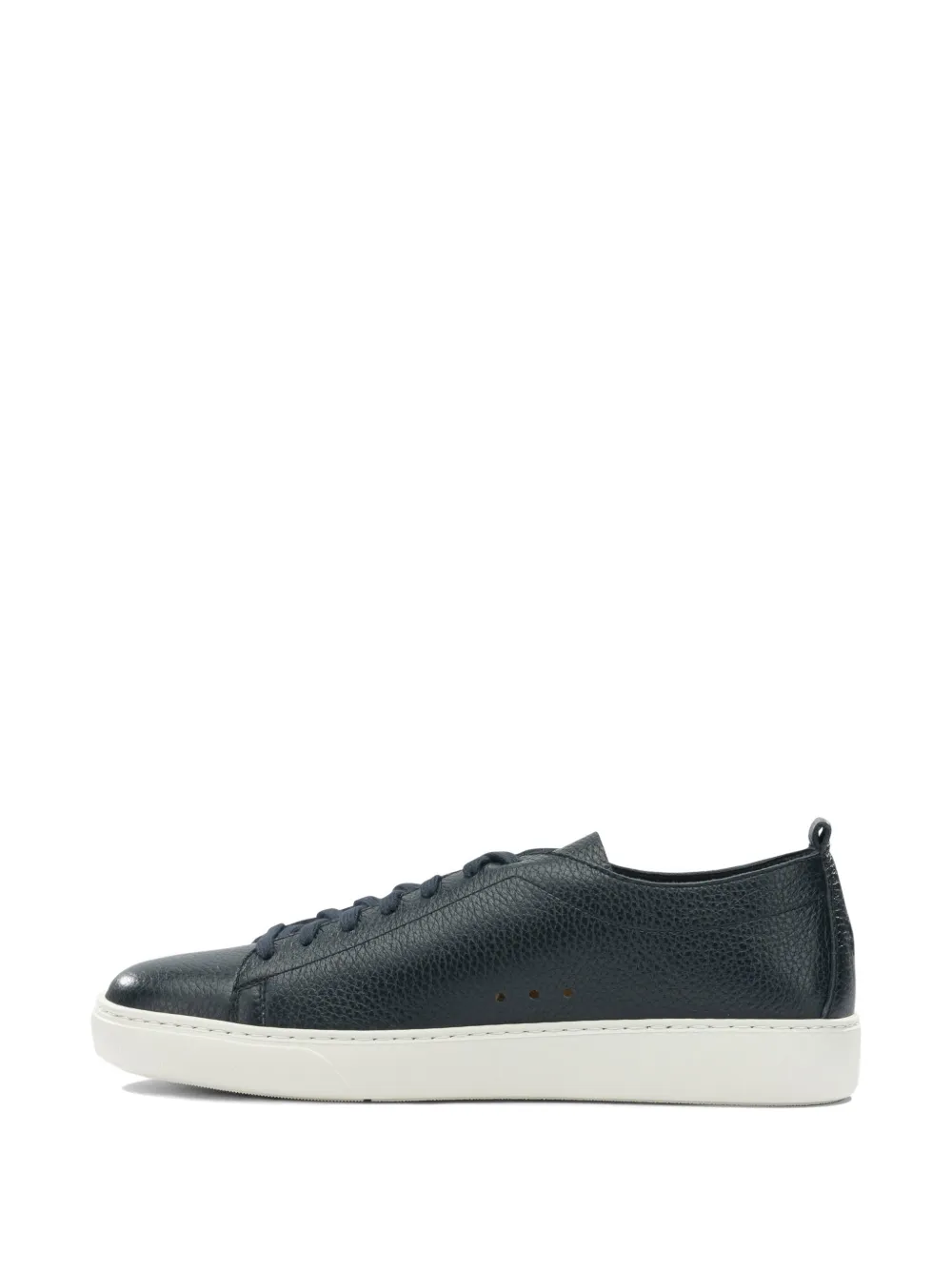 Henderson Baracco grainy leather sneakers Blauw