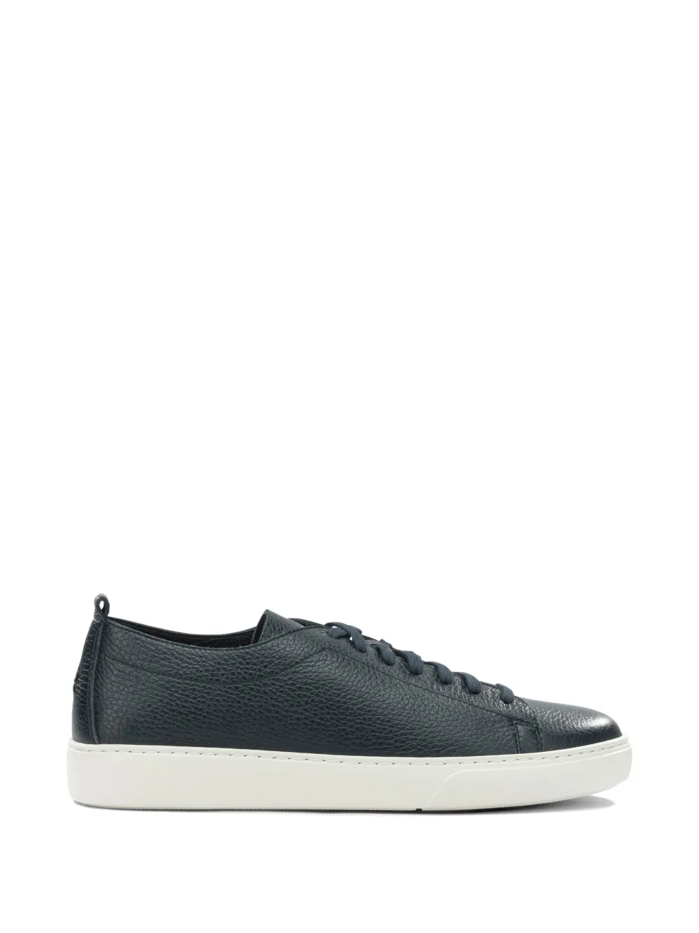 Henderson Baracco grainy leather sneakers - Blu