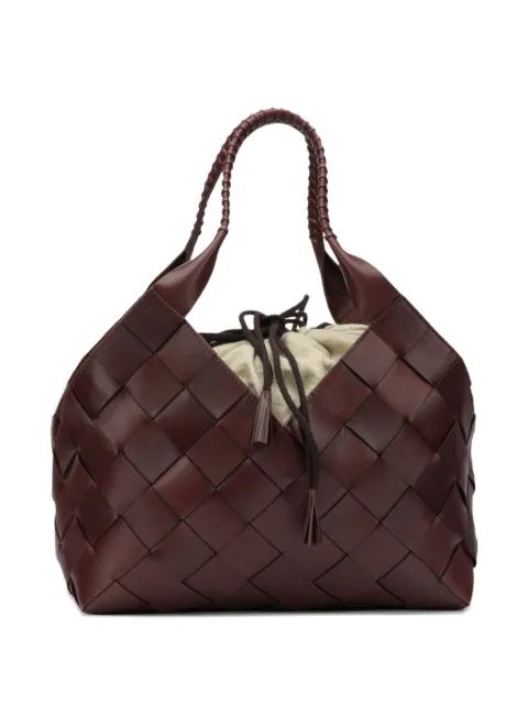DRAGON DIFFUSION woven leather shoulder bag