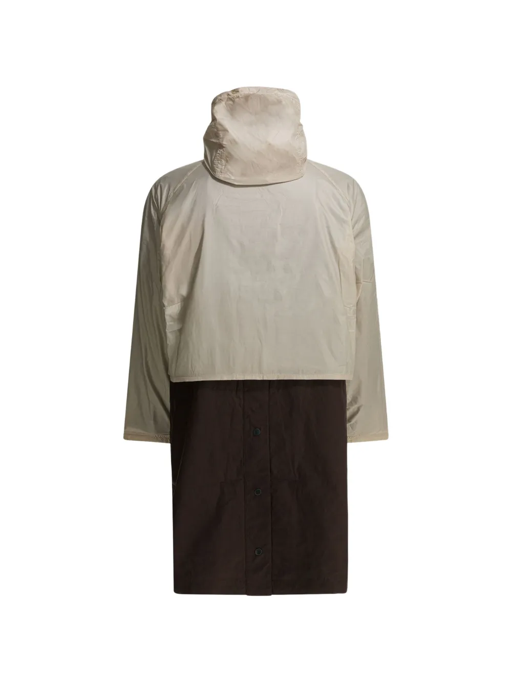 Barbour x Kaptain Sunshine Endurance jas met capuchon en vlakken Beige