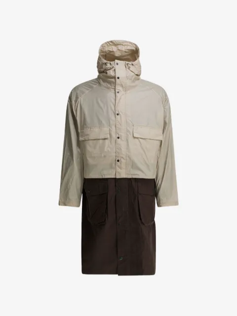 Barbour x Kaptain Sunshine Endurance hooded panelled coat