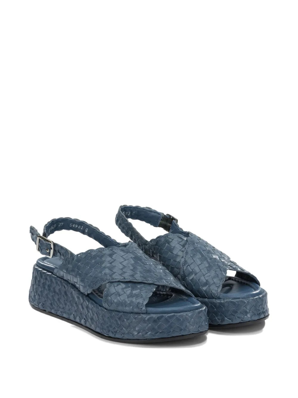 PONS QUINTANA Maui platform sandals Blauw