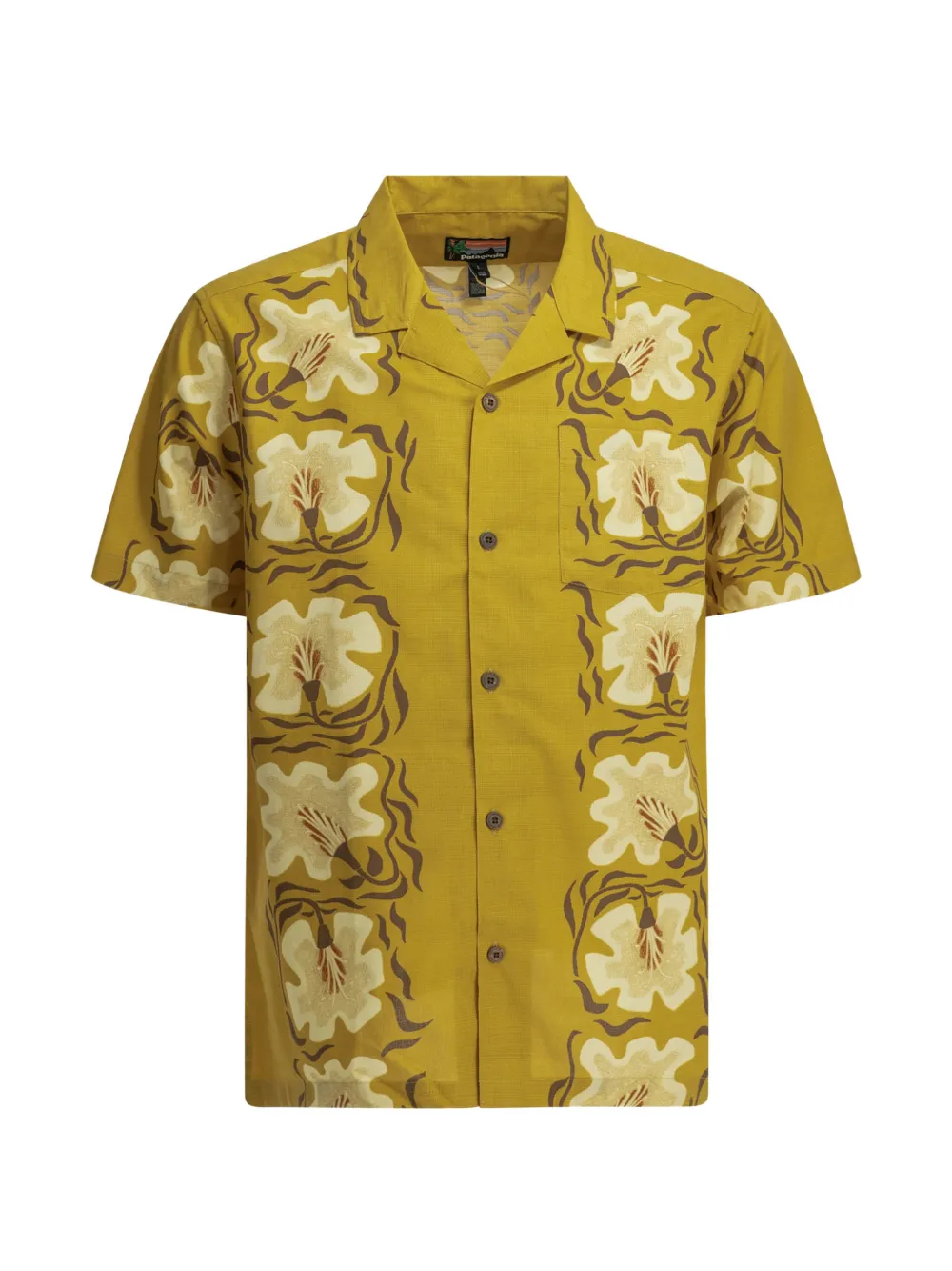 Patagonia floral-print short-sleeved shirt - Giallo