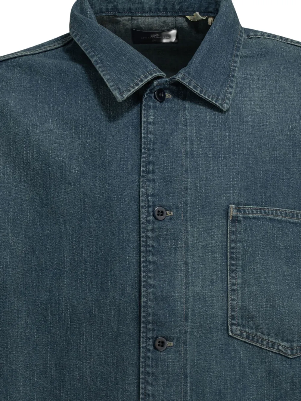Levi's Button-up shirtjack met borstzak Blauw