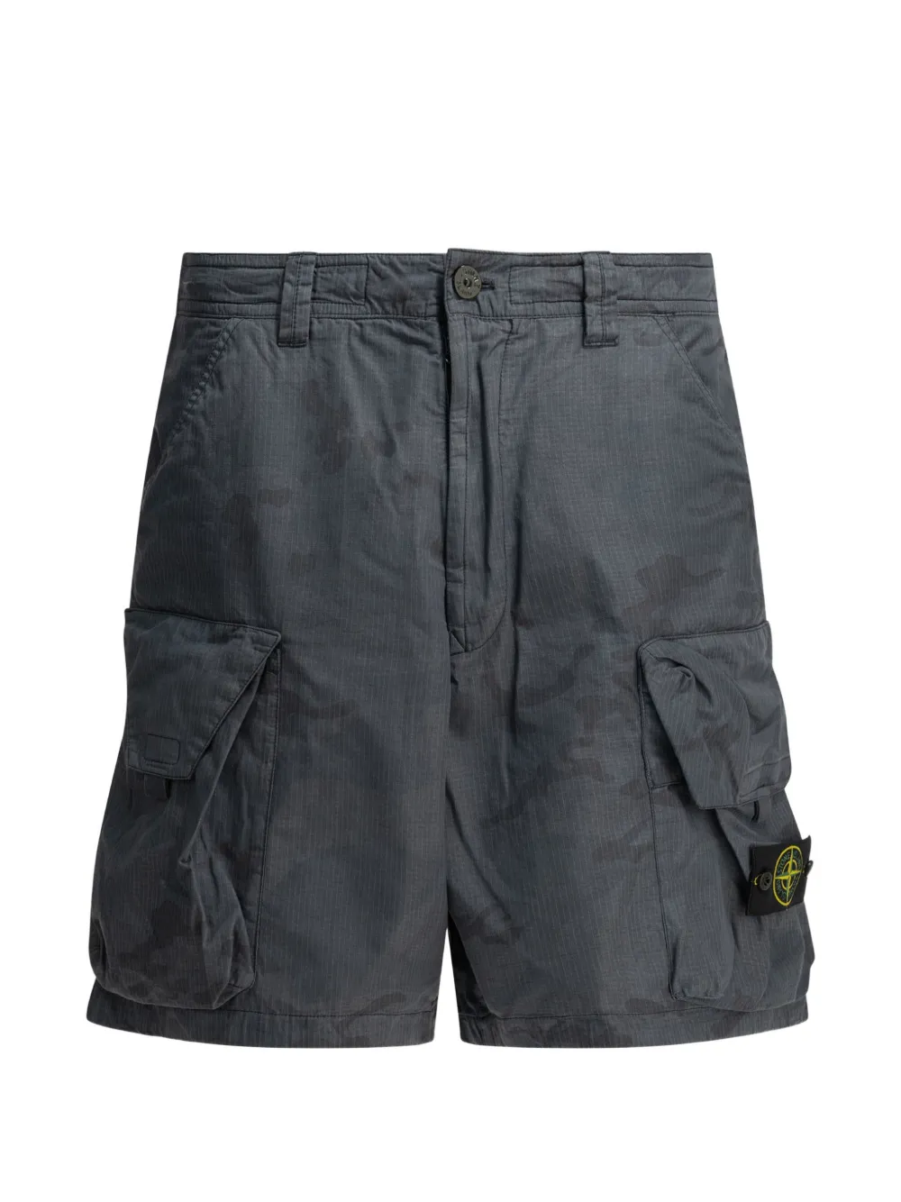 Stone Island logo-patch shorts | Grey | Image 1
