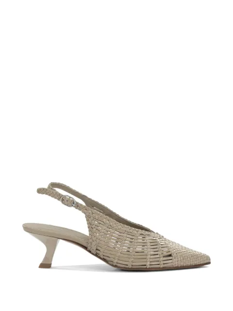 Toni Pons woven slingback pumps