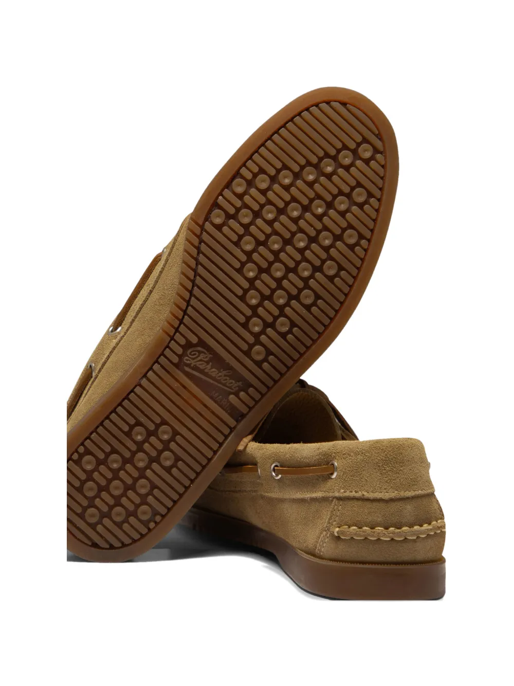 Paraboot Barth suede boat shoes Beige
