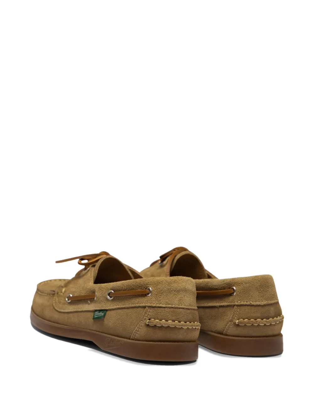 Paraboot Barth suede boat shoes Beige