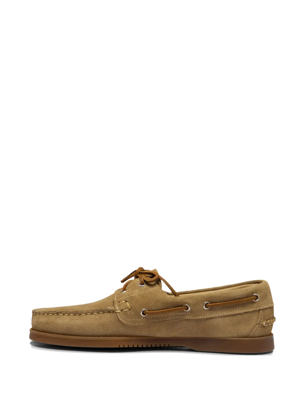 Paraboot Barth suede boat shoes Beige