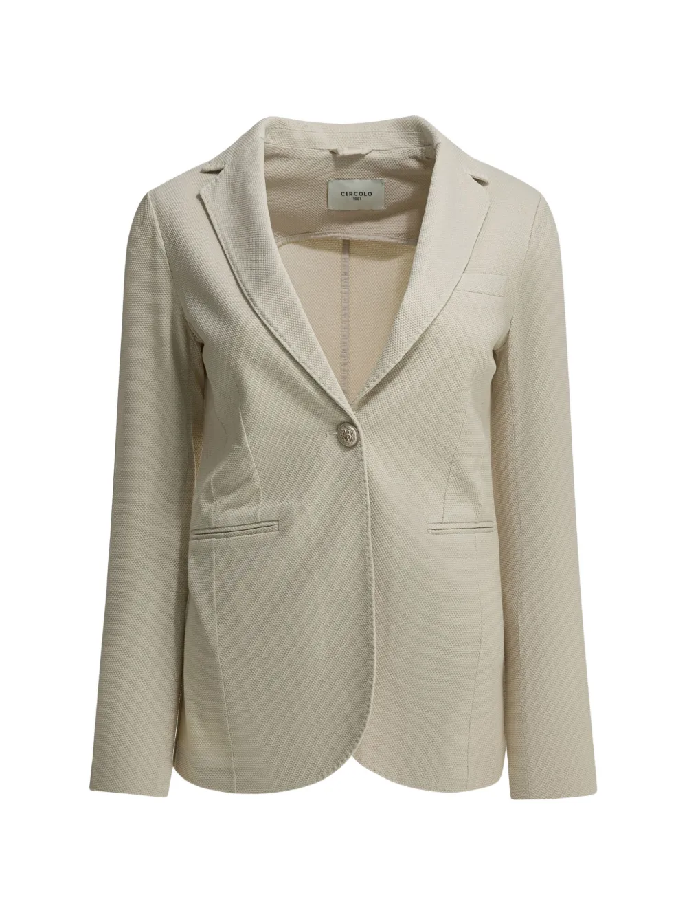 Circolo 1901 single-breasted blazer - Toni neutri