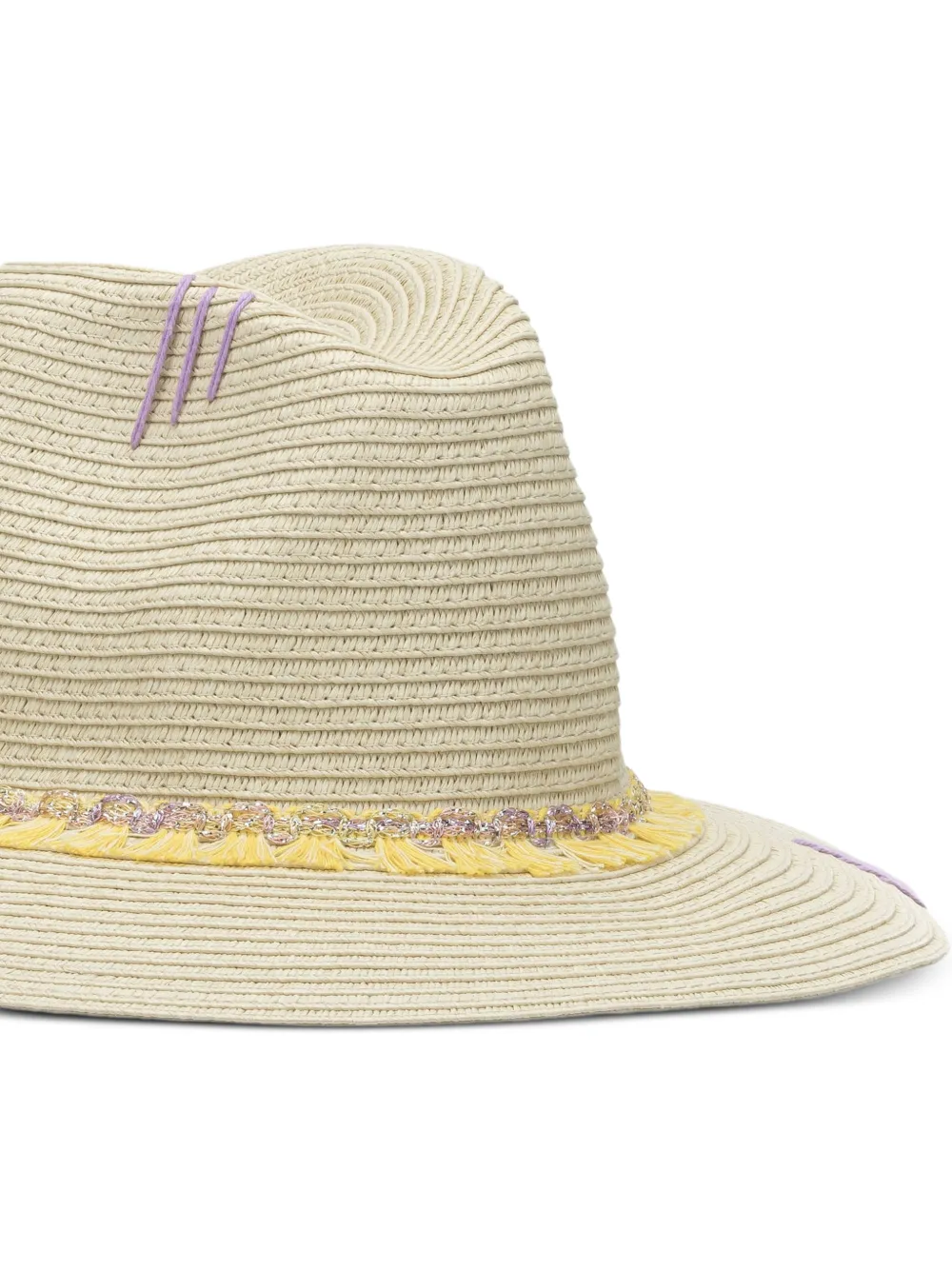 THE HAT GANG Embroidered Raffia Hat | Neutrals | FARFETCH ZA