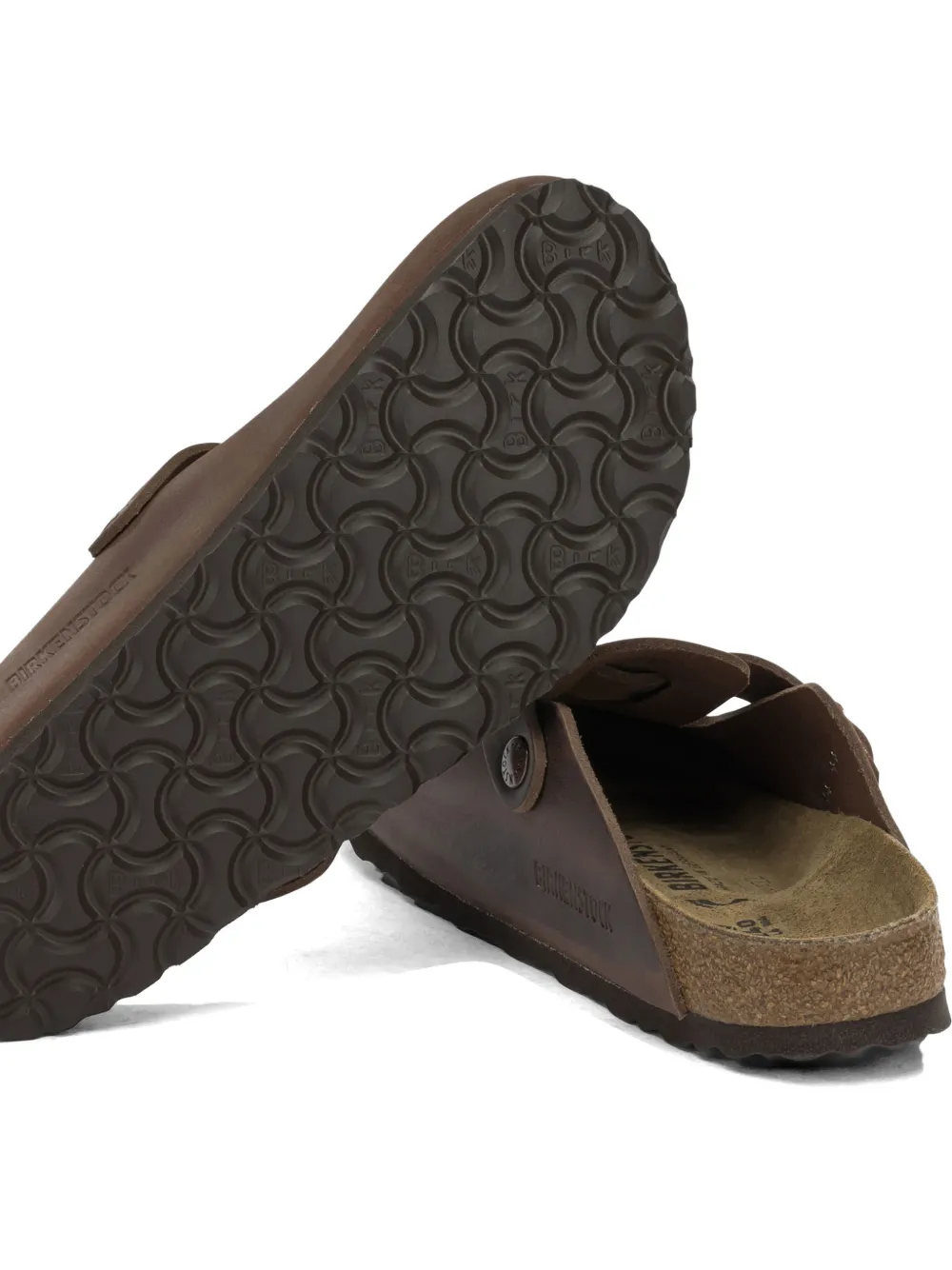 Birkenstock Boston buckle-fastening mules Bruin