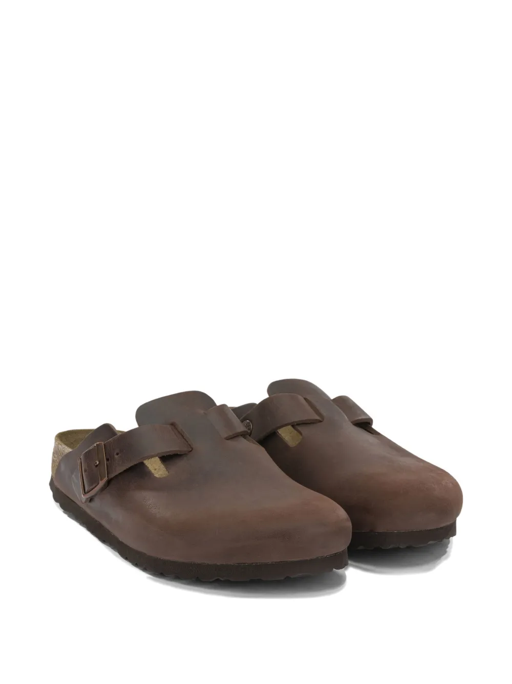 Birkenstock Boston buckle-fastening mules Bruin