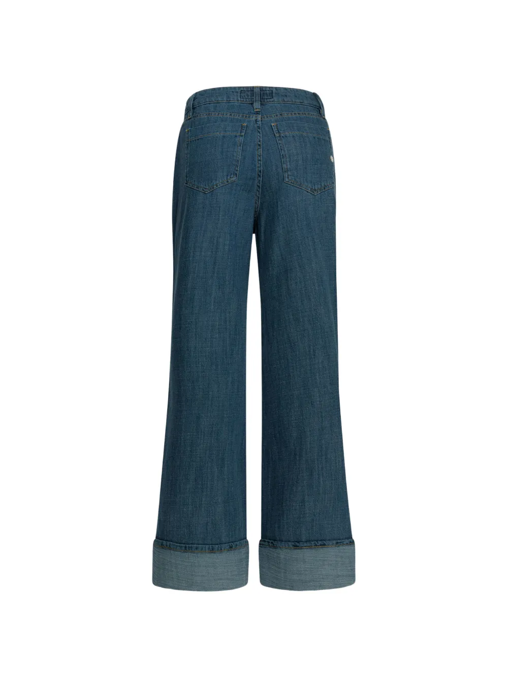  Shaft Jeans Vaqueros Anchos Con Trabillas - Azul 
