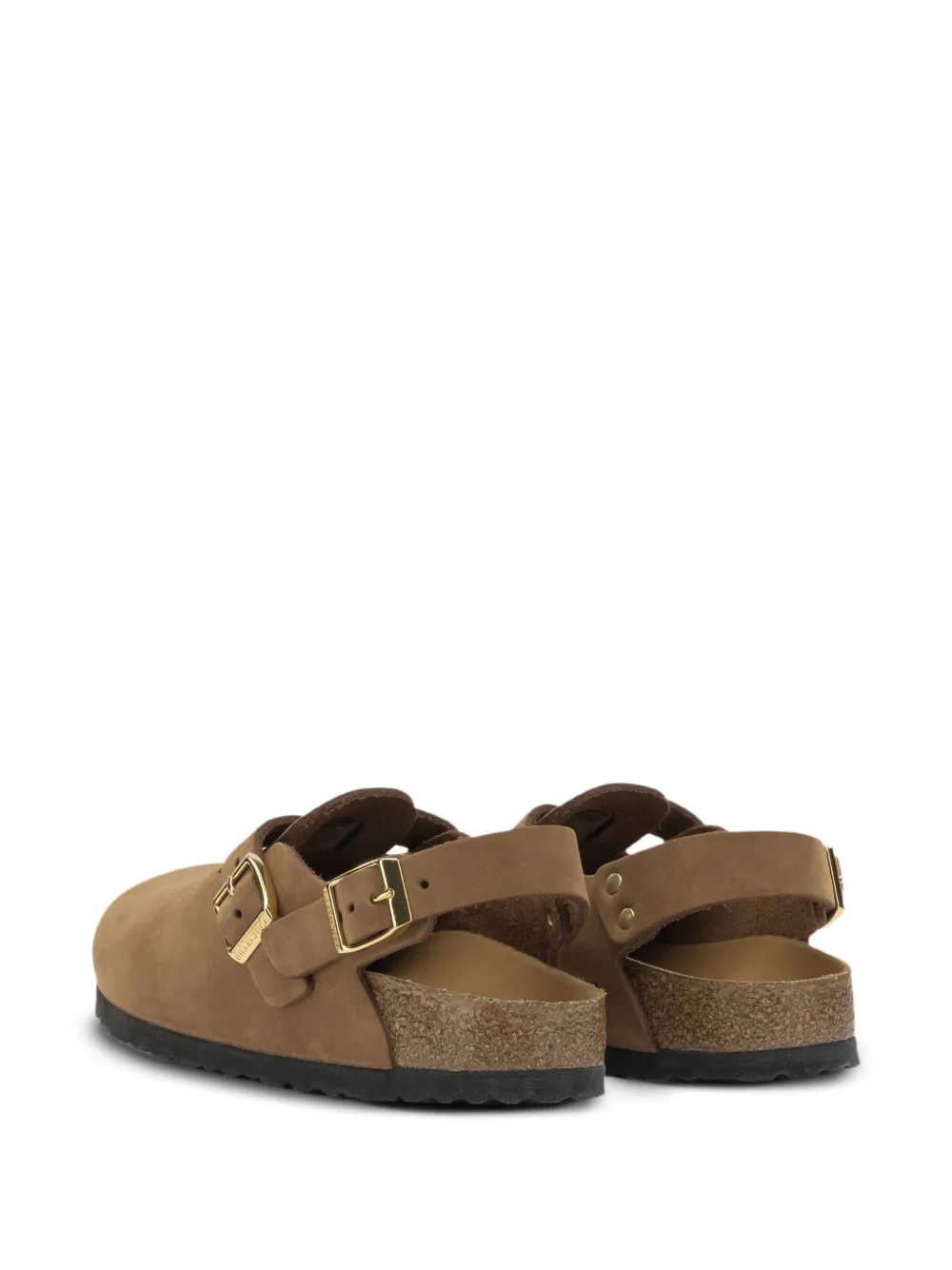 Birkenstock Tokio suède sandalen met gespsluiting Bruin