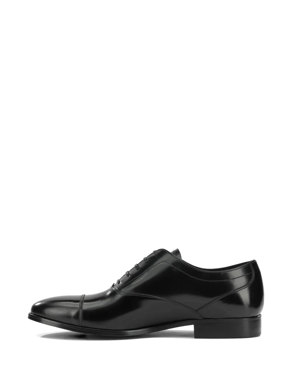 Fabi cap-toe lace-up oxford shoes Zwart