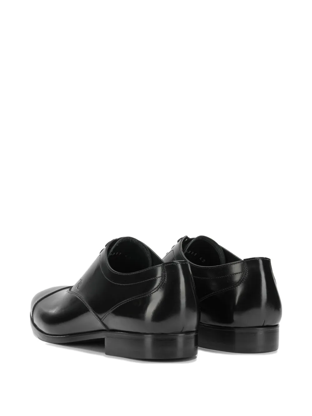 Fabi cap-toe lace-up oxford shoes Zwart