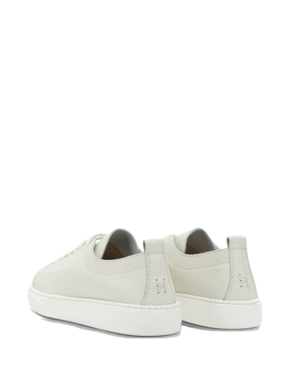 Henderson Baracco Lidia pebbled-leather sneakers Beige