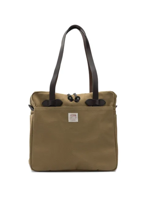 Filson logo-patch tote bag