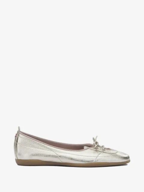 Halmanera ballerines Jana à design métallisé