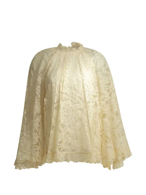 ZIMMERMANN Carousel ruffled lace blouse