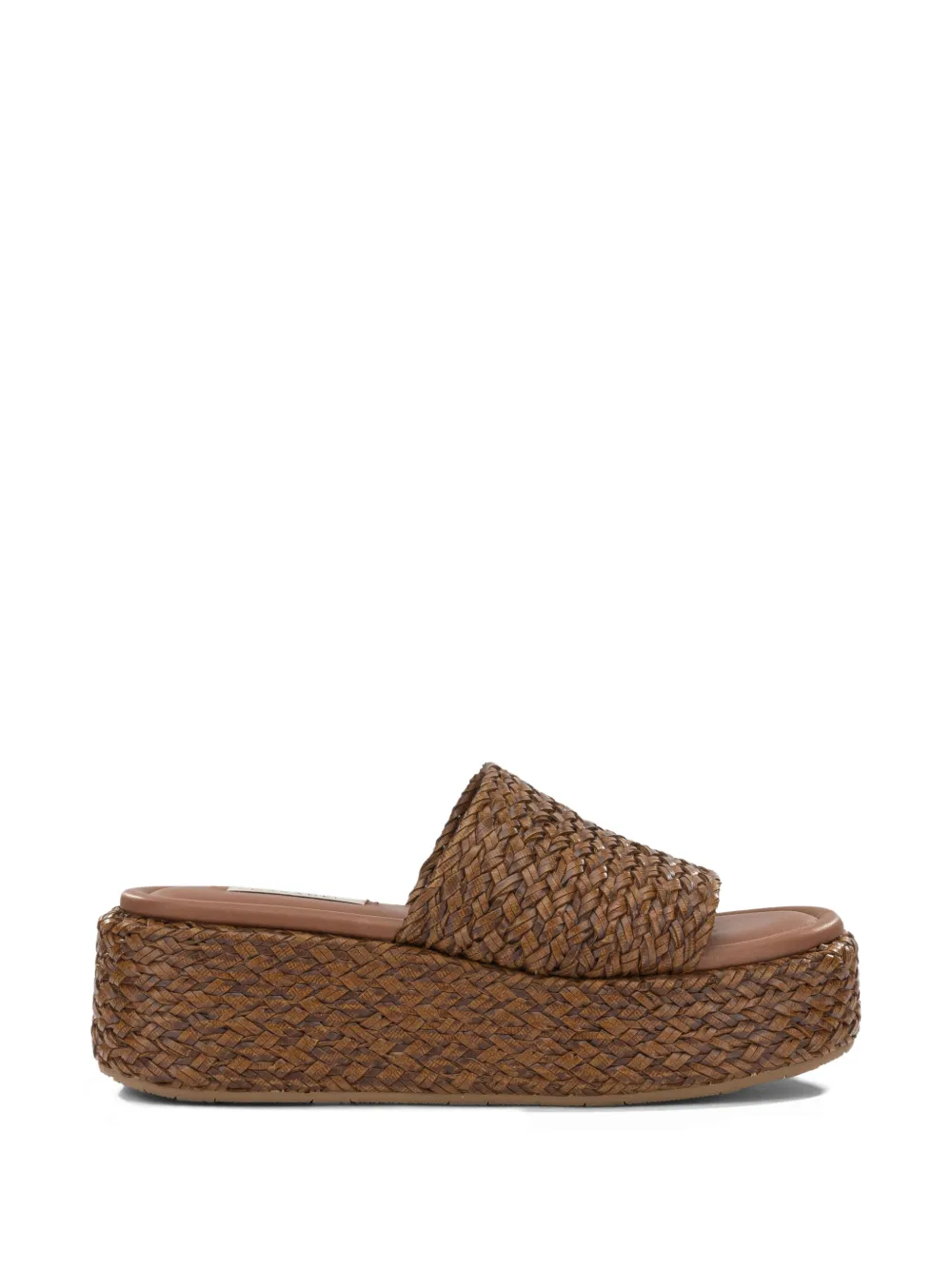 Casadei Suncity woven platform sandals - Marrone