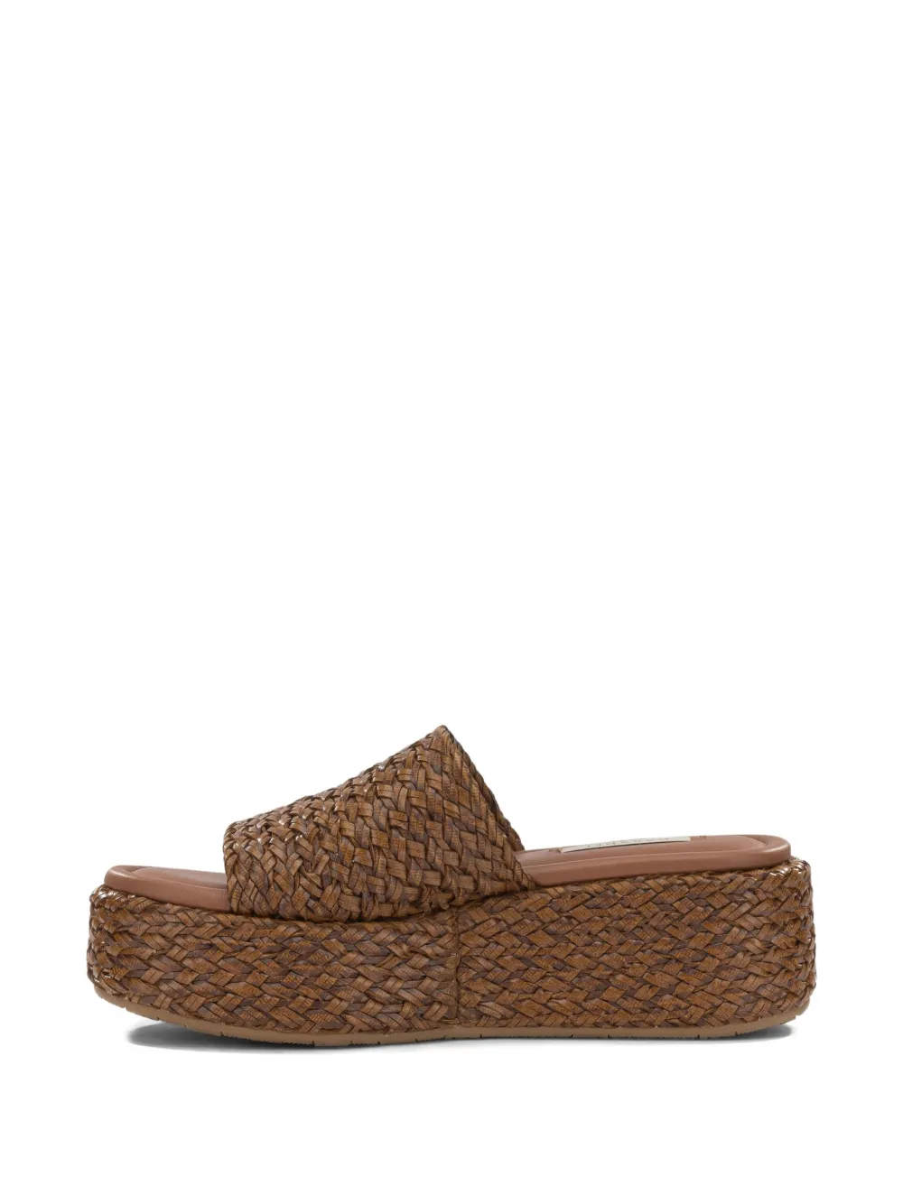 Casadei Suncity woven platform sandals Bruin