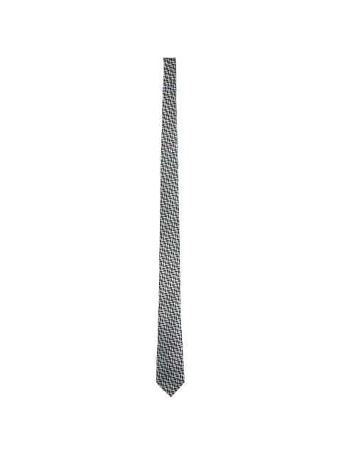 TOM FORD geometric-print silk tie