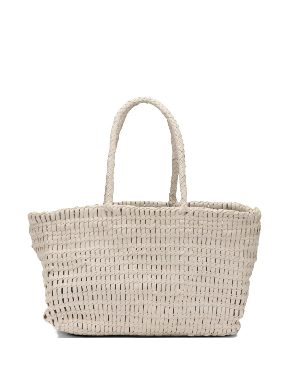 DRAGON DIFFUSION Terrafino woven leather tote bag - Toni neutri