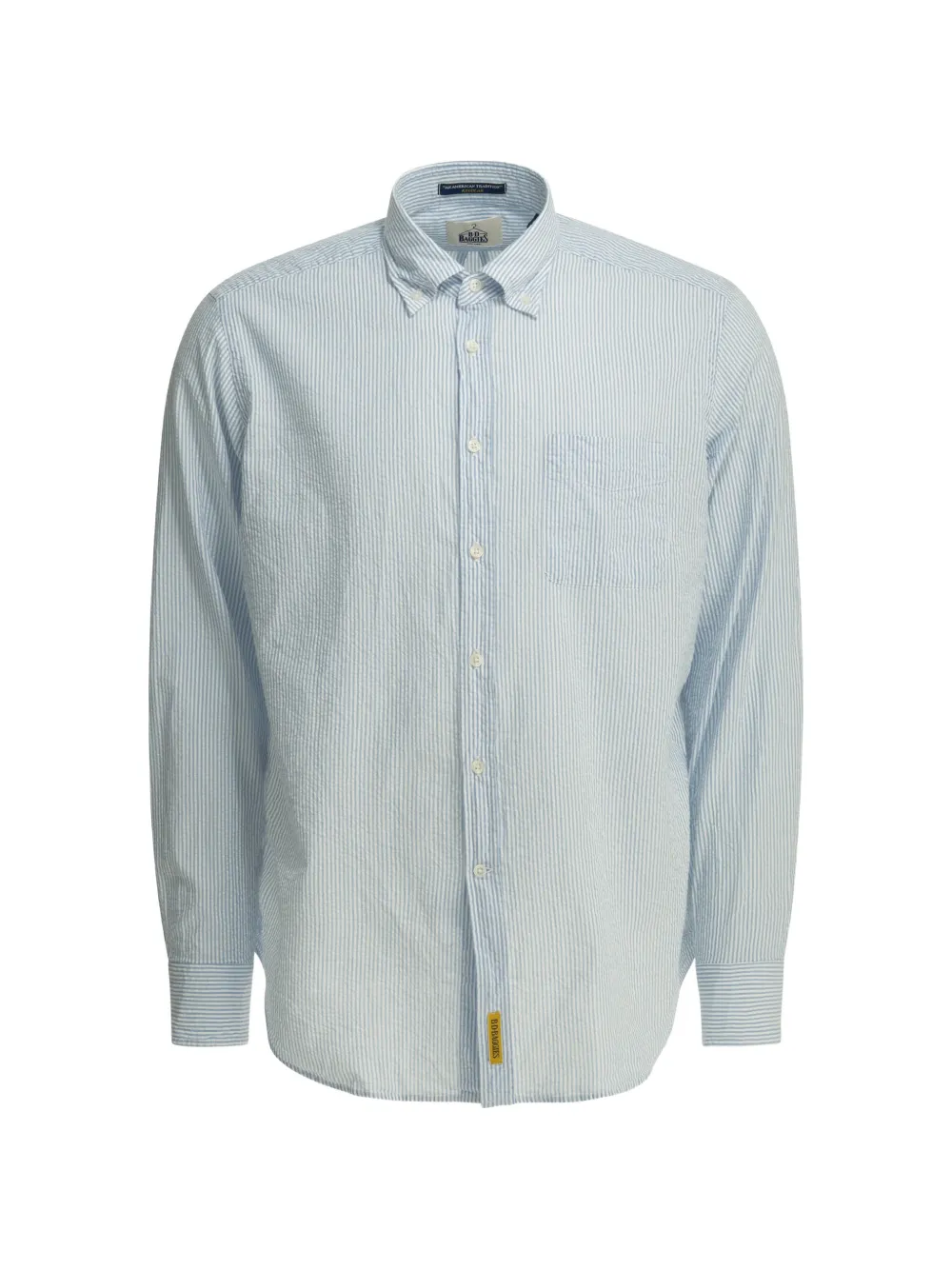B.D. Baggies Bradford seersucker striped shirt - Blu