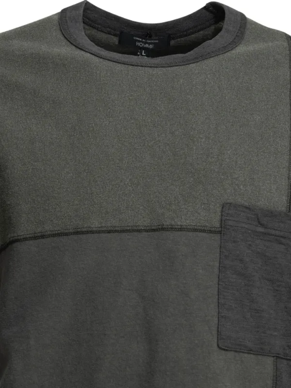 COMME des GARCONS HOMME パッチワーク Tシャツ Comme Des Garçons Homme パッチワーク Tシャツ | グリーン | FARFETCH JP