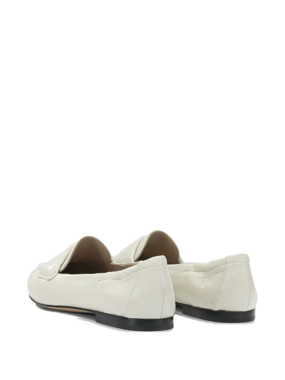 Pomme D´Or pointed-toe leather loafers Wit