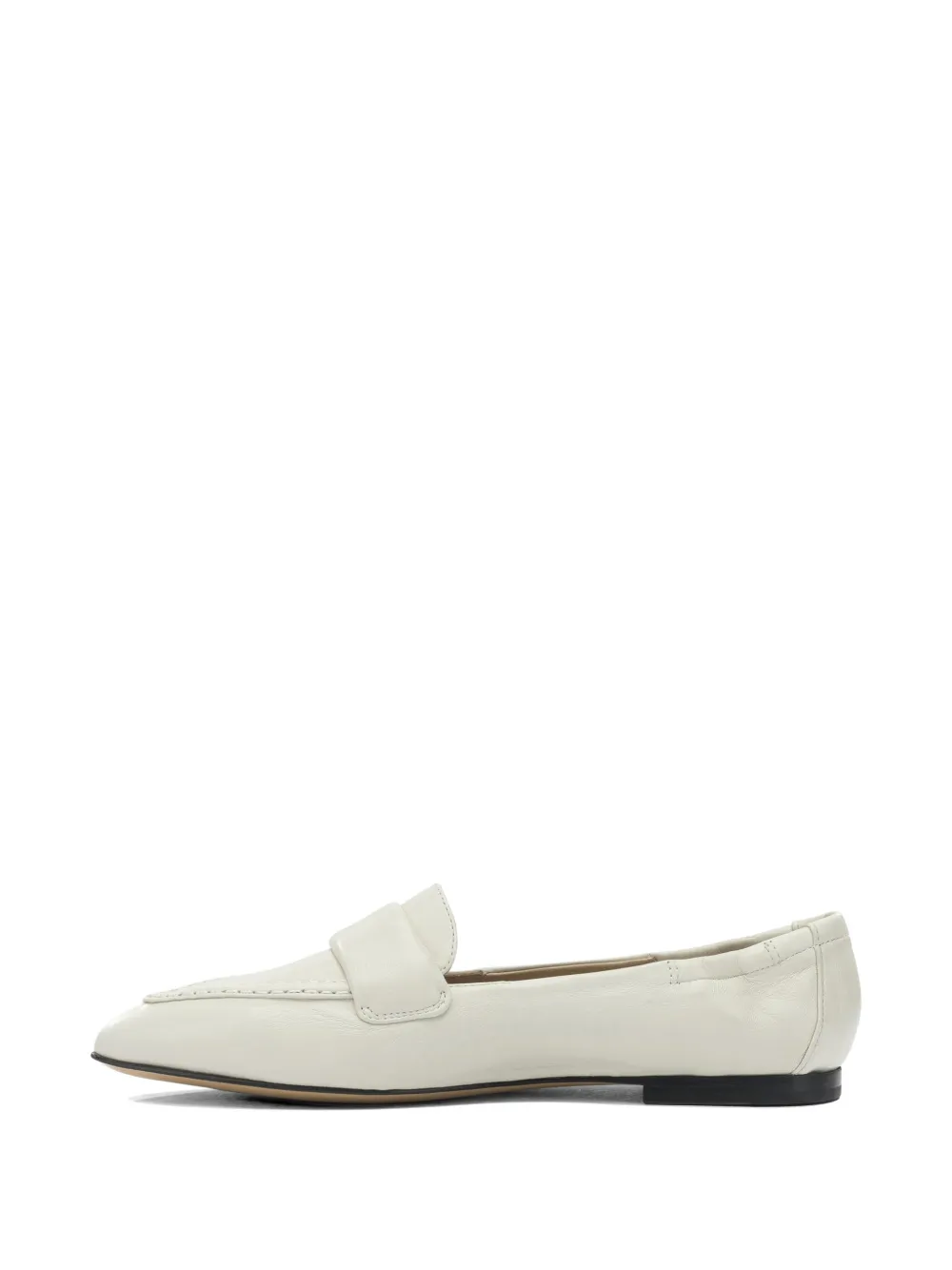 Pomme D´Or pointed-toe leather loafers Wit