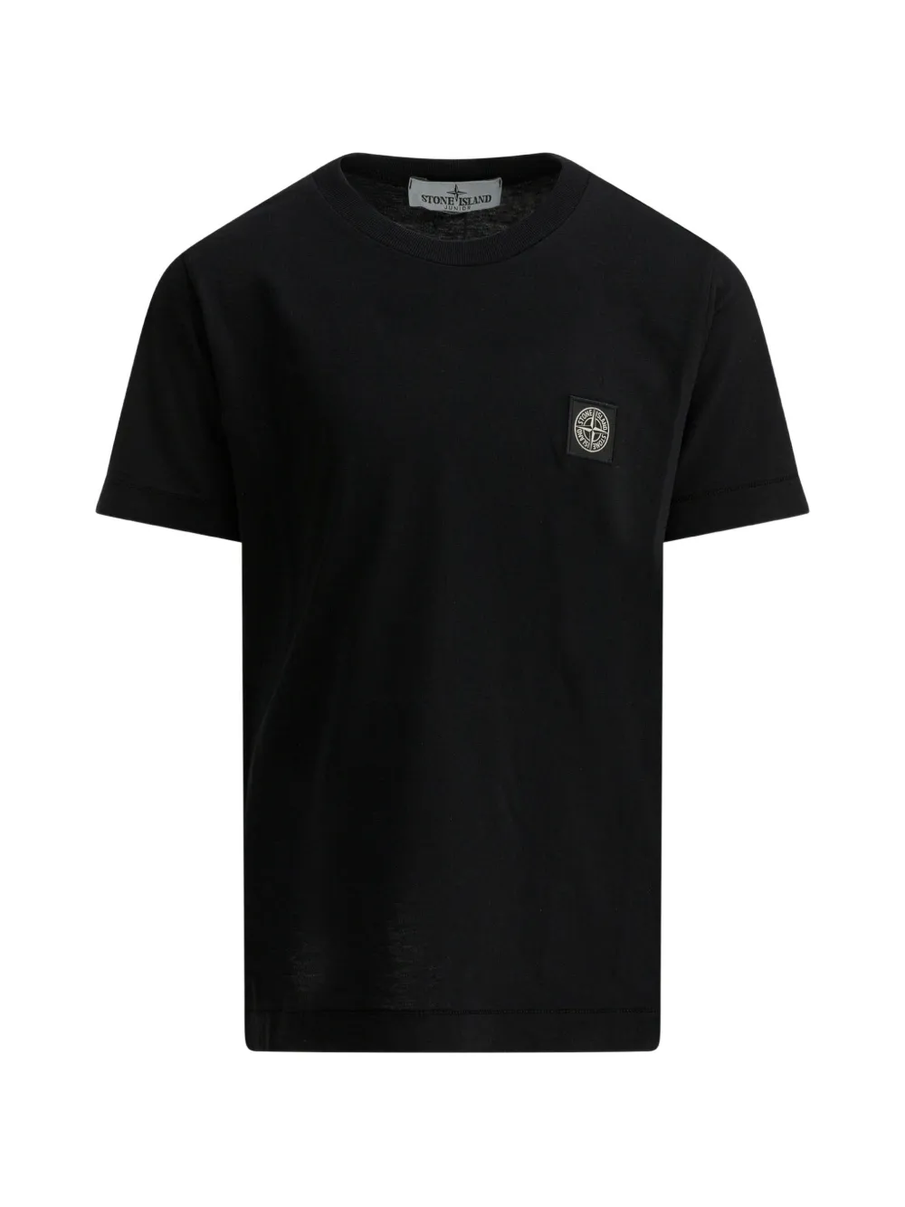 Stone Island Junior logo-patch T-shirt - Schwarz